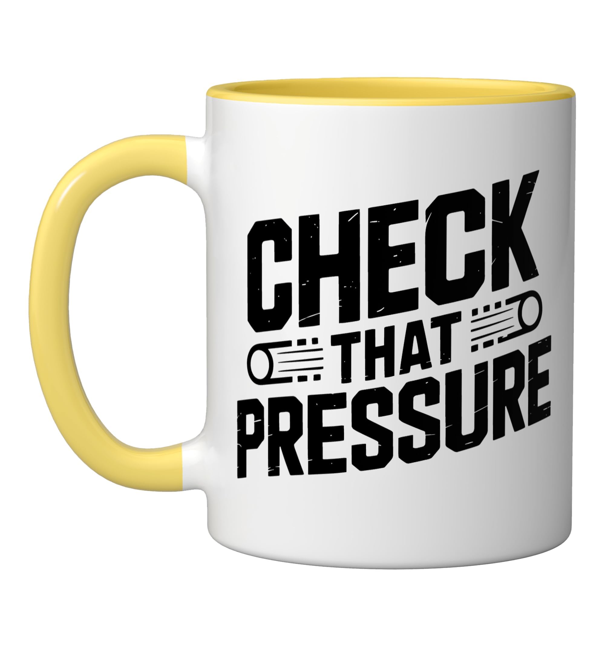 Ophthalmic Tech Who Checks Eye Pressure Tonometer Daily Iop Ceramic Mug, Yellow/White, 11oz