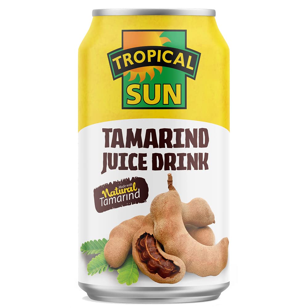 Tropical Sun Tamarind Juice Drink made With Natural Tamarind, 310ml (Pack of 12)