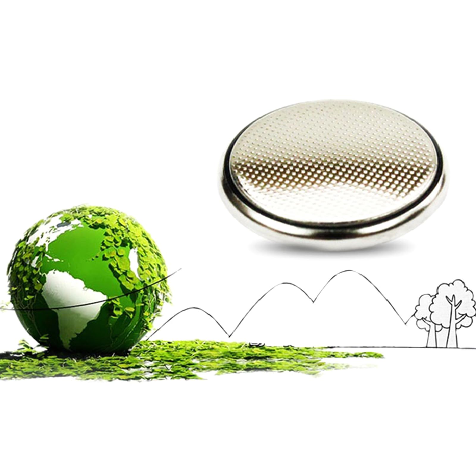 Amazon | 5 個の CR2477 ボタン電池 2477 ボタン電池 3V リチウム電池 プロジェクトや工芸品用 |  DUCKKIKI(ダックキキ) | 乾電池