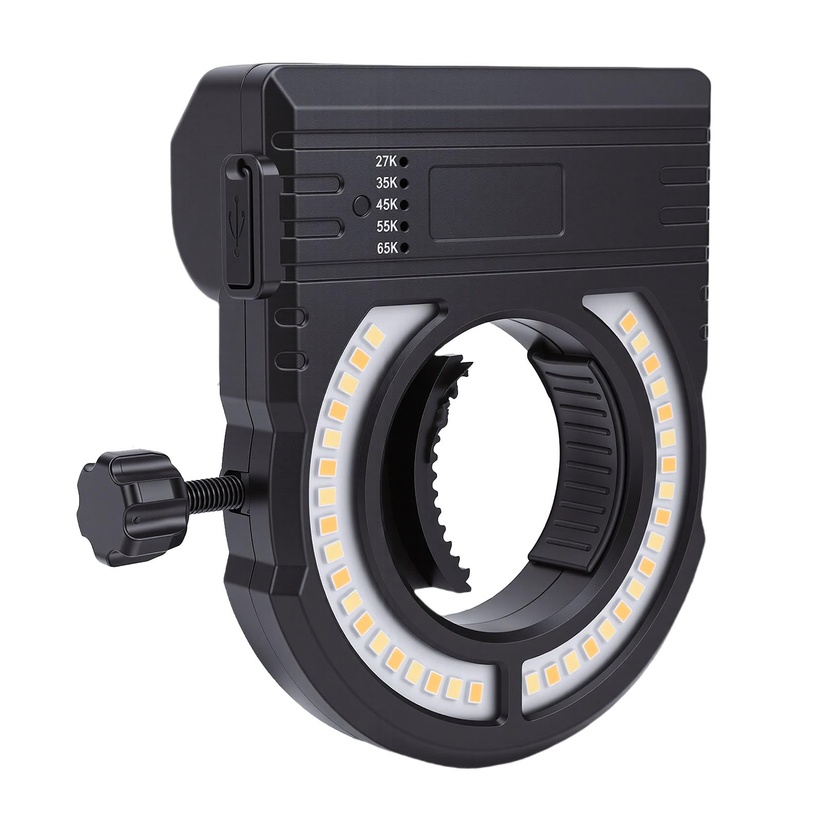 Bewinner Luz LED para Pistola de Pintura para Pulverizadores de Pintura, Iluminación Recargable de 500 LM, 250 LM, Alto CRI, 2700 K 6500 K Ajustable, Montaje Rápido para Boquillas de