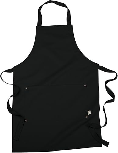 Delantal ecológico de algodón orgánicopoliéster reciclado de 8 onzas (EC6015)