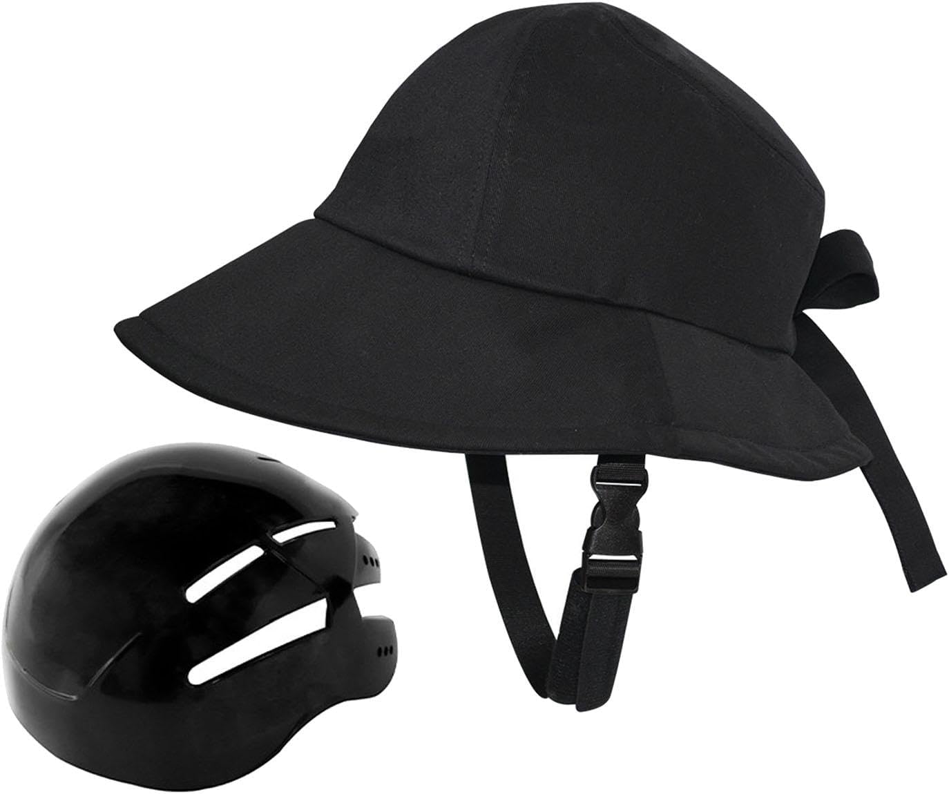 Bicycle Helmet Hat Shaped Helmet Safety 58-60cm Sun Hat Bike Helmet Hat Type Helmet for Women's Unisex School Cycling Riding