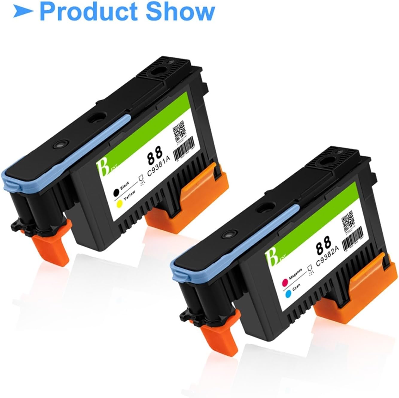 HP88 プリントヘッド C9381A C9382A 88 プリントヘッド、HPと互換性があり Officejet Pro K540