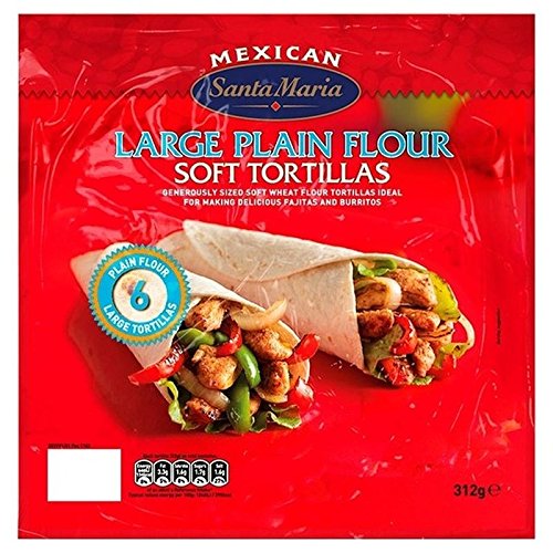 Santa Maria Large Plain Flour Tortilla 320g - Pack of 2