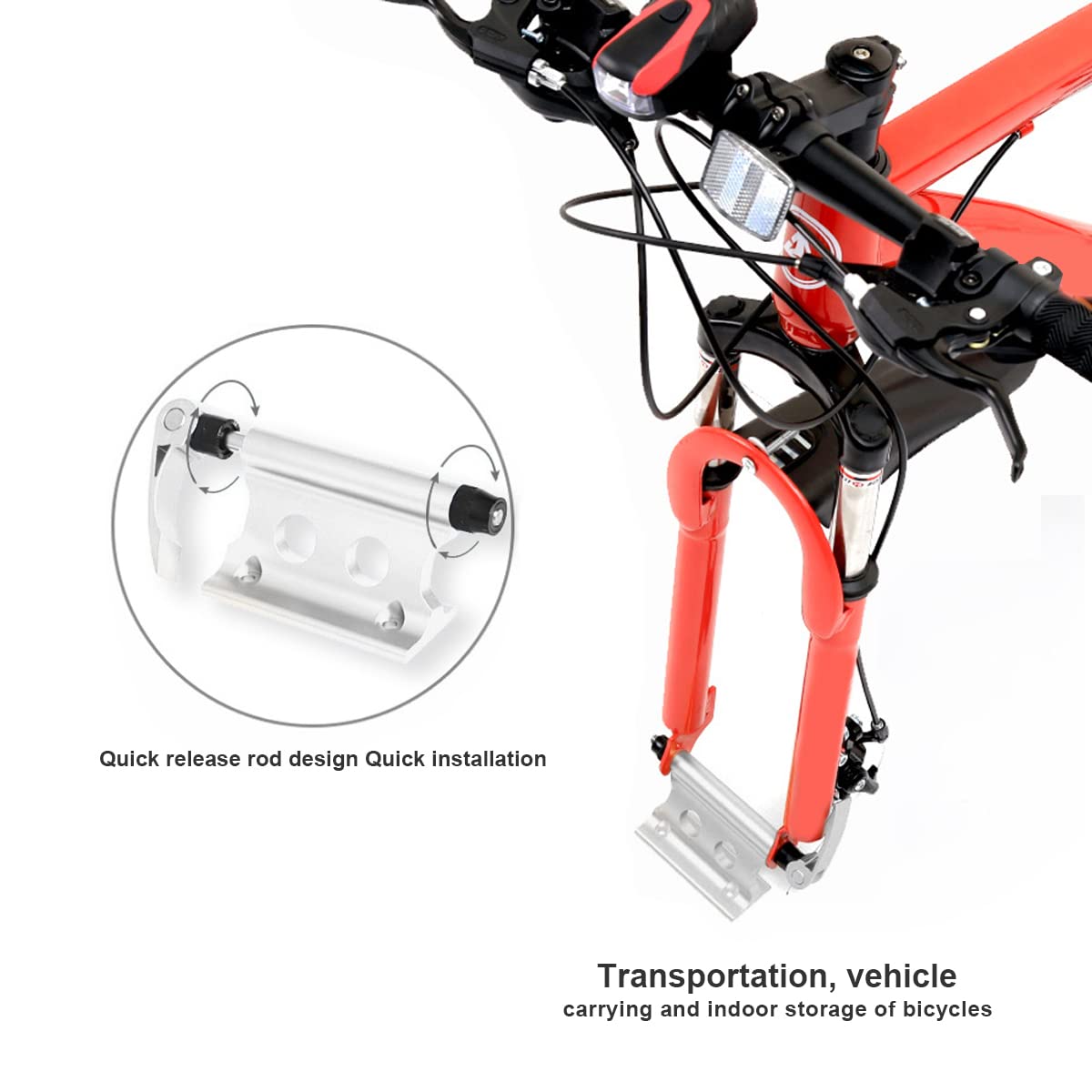 Support Fourche Avant Vélo Pour Voiture SUV – Bloc Allieu à Dégagement Rapide