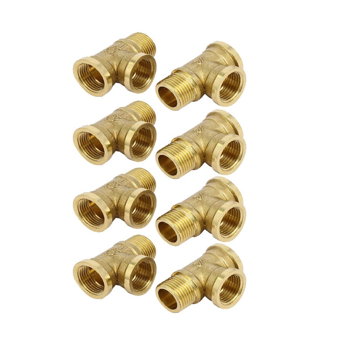 New Lon0167 1 / Destacados 2BSP Macho a eficacia confiable Rosca Hembra Tubo de Latón Accesorios de Tubería Conectores Conjuntos 8pcs(id:855 f4 1d 156)