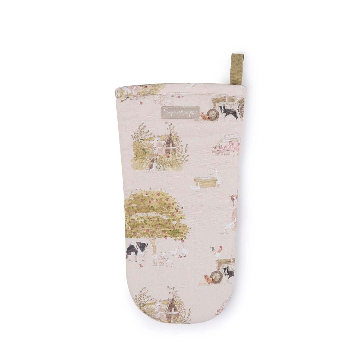 Sophie Allport Neutral Farm Friends Oven Mitt