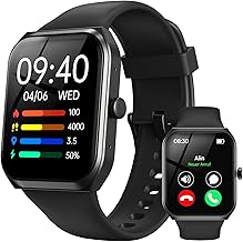 TUYOMA Smart Watch for Men Women -1.91\\\" Fitness Watch with Answer/Make Calls, Step Counter, Heart Rate Sleep SpO2 Monitor, 112+ Sports Fitness Tracker, IP68 Waterproof Smartwatch for Android iOS