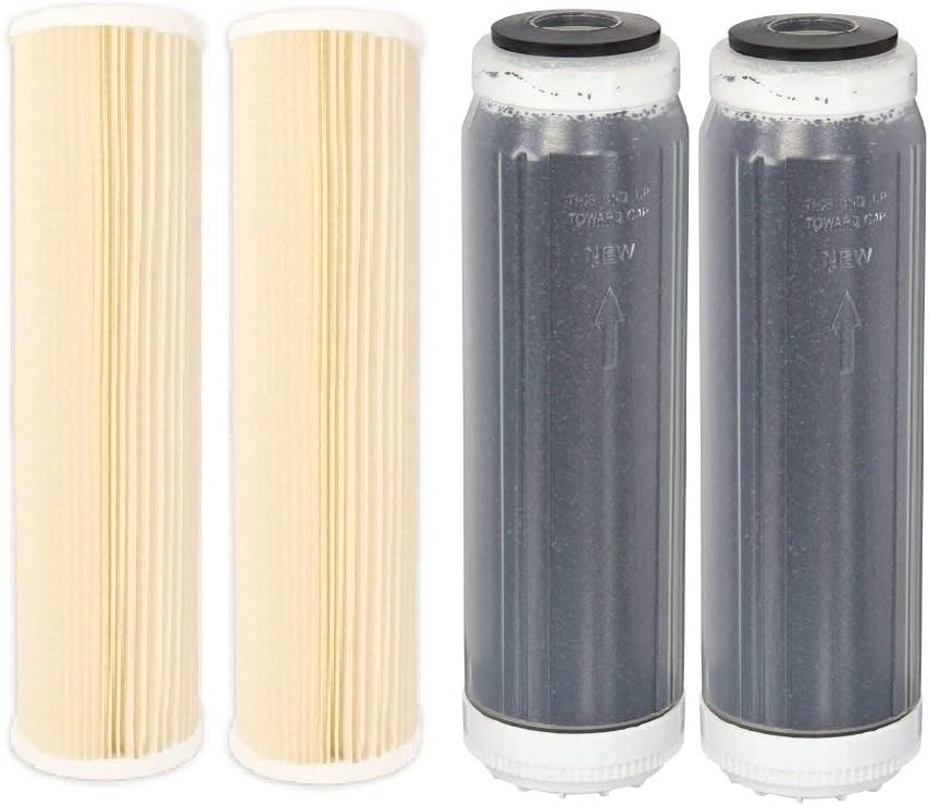 IPW Industries Inc. Compatible Upgraded Replacement Filters For HydroLogic Stealth RO150 / RO300 Systems; 2) 22060 and 2) 22125