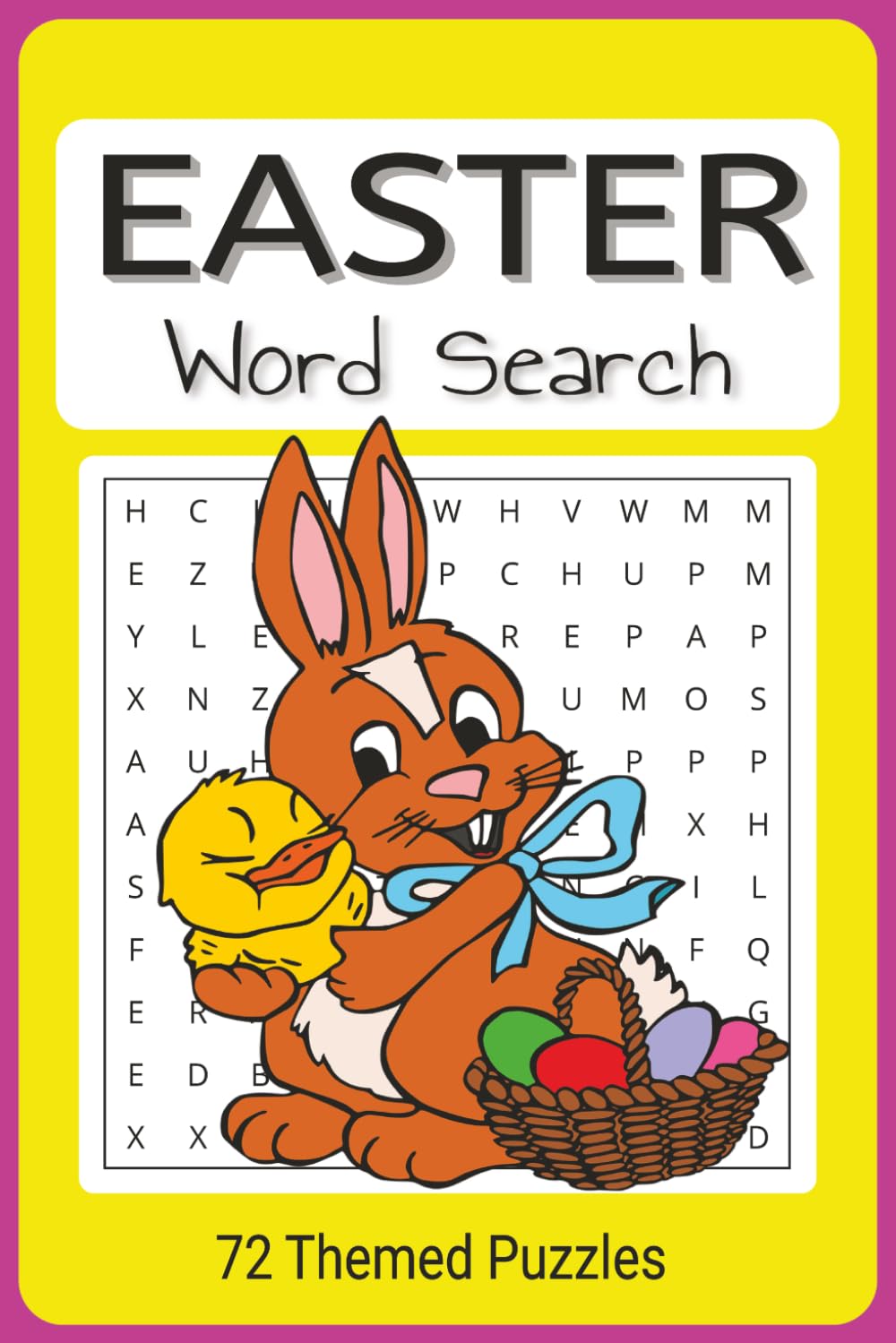 Easter Word Search Puzzle Book: Word search with easy to read print about Easter fun topics and more. 6x9 ,110 pages, over 50 puzzles
