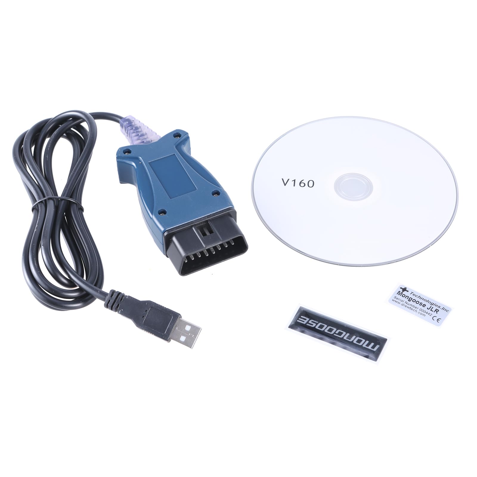 JLR SDD V160 Câble de diagnostic automobile Interface OBD2 Outil de scan automobile Scanner OBDII Scanner de voiture OBD2 Lecteur de code