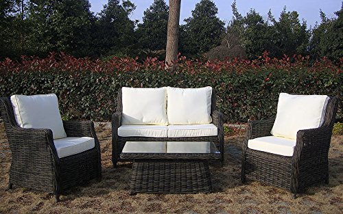 Preisvergleich Produktbild Baidani Rattan Garten Lounge Garnitur Palace