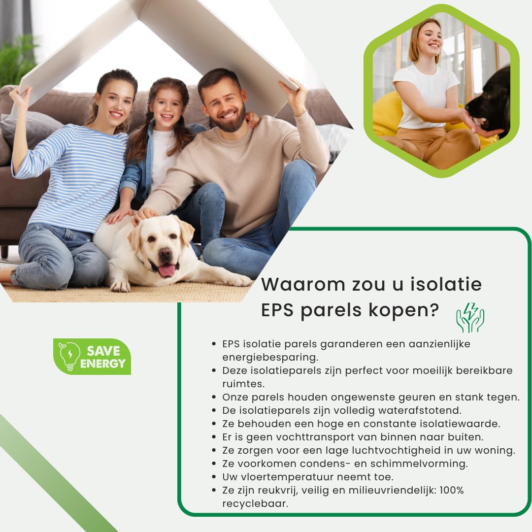 Isolierung EPS Perlen 300L (Nachfüllung), Premium-Qualität für 300 bis 1200 Liter