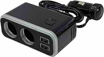 Amazon | (株)カシムラ 2連セパレートソケット 2USB4