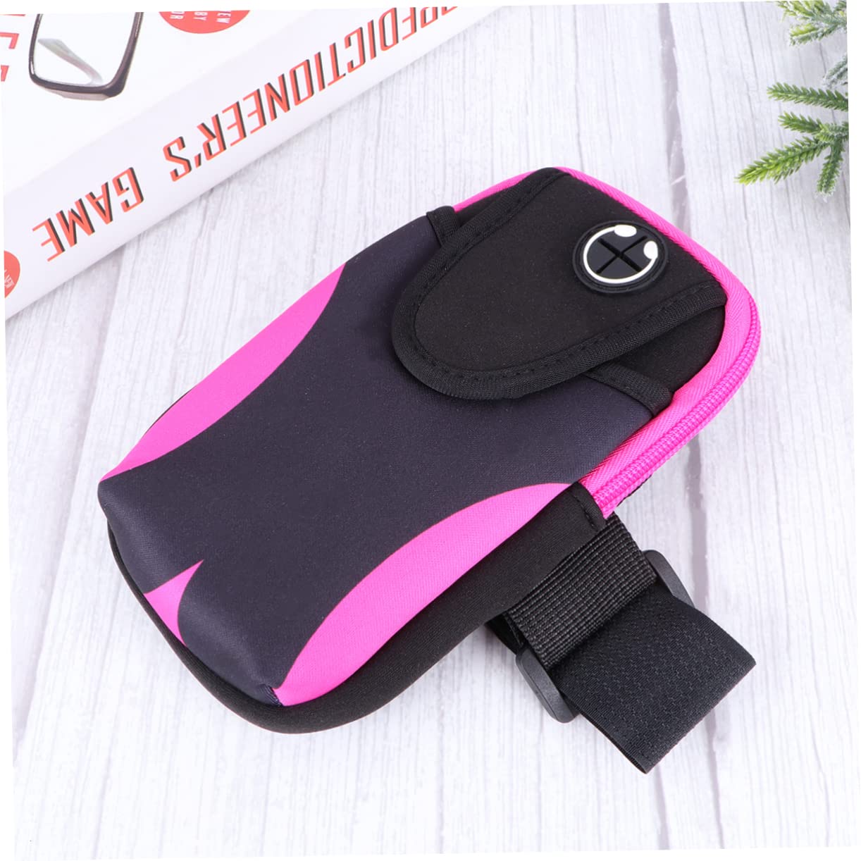 Angoily Sweatproof Arm Package Bag Mobile Phone Bag Fitness Cell Phone Bag Key Holder Package Sports Armband