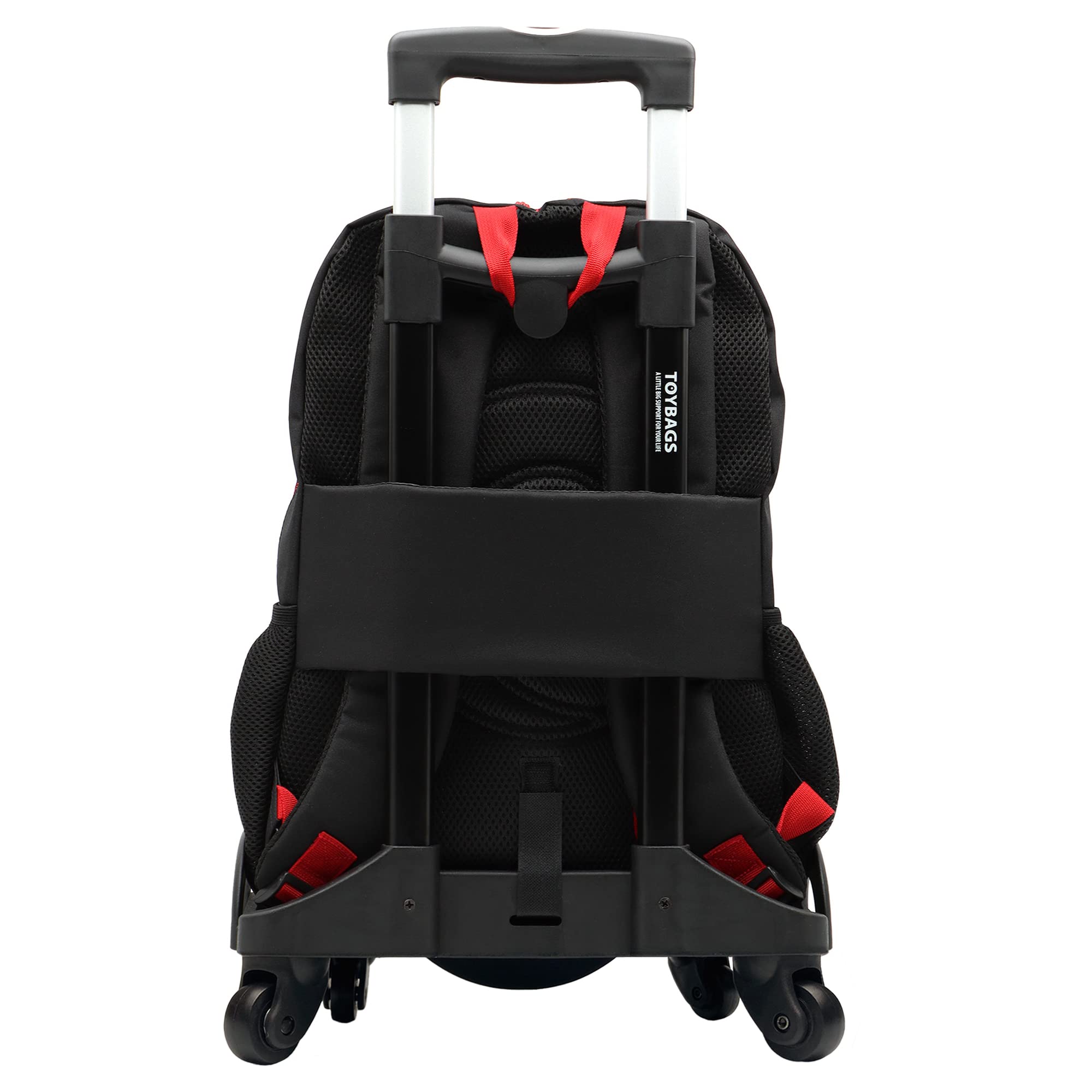 Sac à dos Naruto Cloud + chariot Toybags avec 4 roulettes - 2 poches principales et poche avant - poches latérales - compartiment pour ordinateur et intérieur doublé - 19x31x42 cm - Toybags