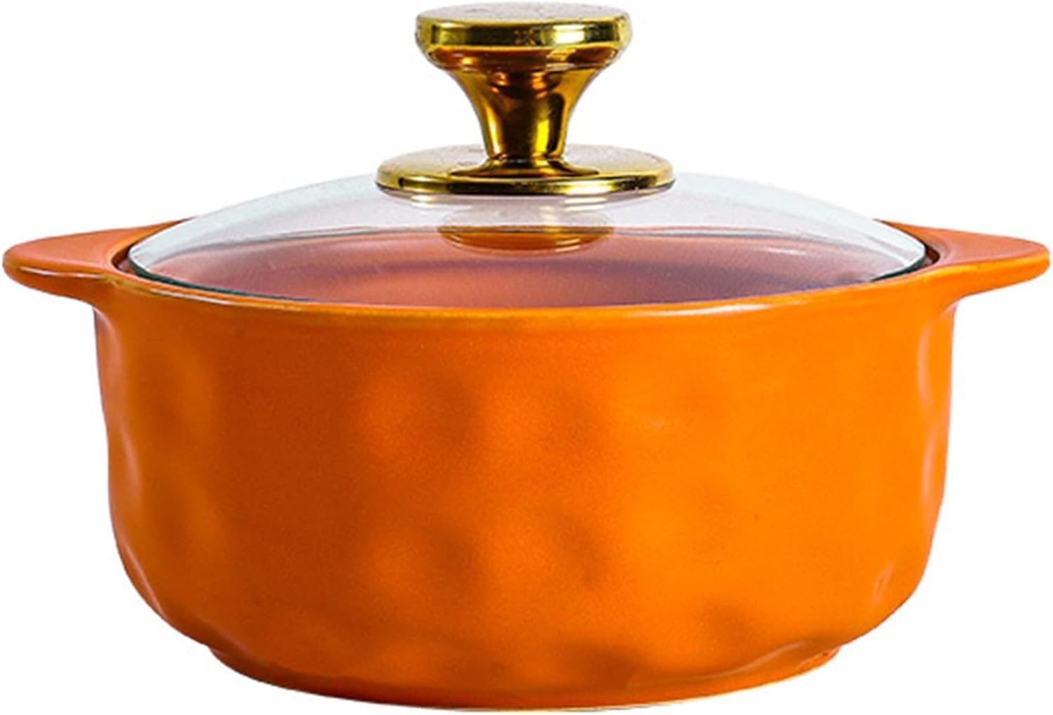 Ceramic Soup Tureen with Glass Lid, 1L Large Porcelain Serving Soup Bowls for Restaurant Home Kitchen Decoration Cute Ceramic Covered Soup Tureens for Home Office College Dorm