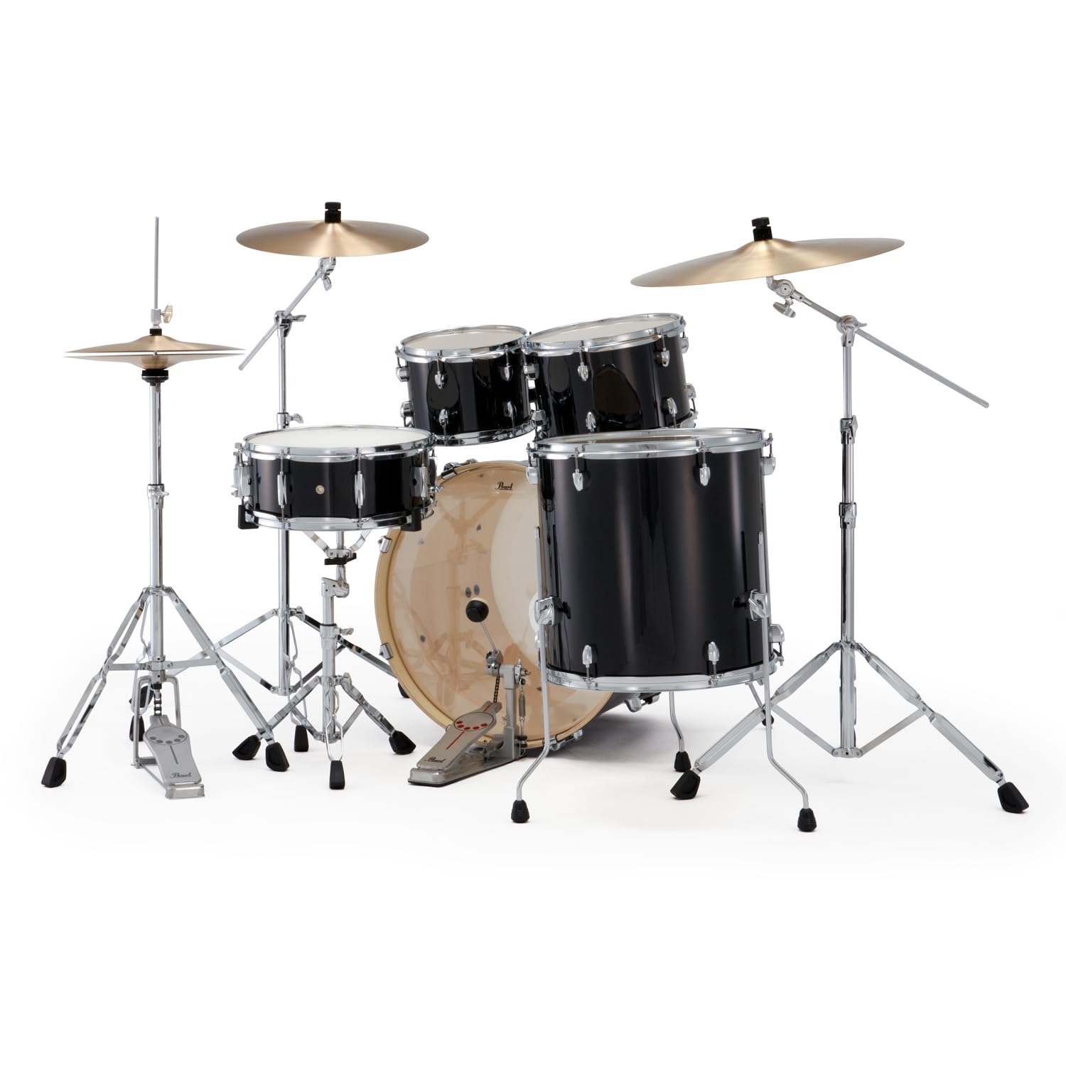 Pearl Export exx725sz/C31 Black + Sabian Set de cymbales + Tabouret gratuit.