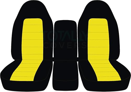 Miniatura 3 de 19942002(2nd Gen) Dodge Ram Fundas de dos tonos para asientos de camión (402040banca dividida) con consola centralDelantera (21colores)