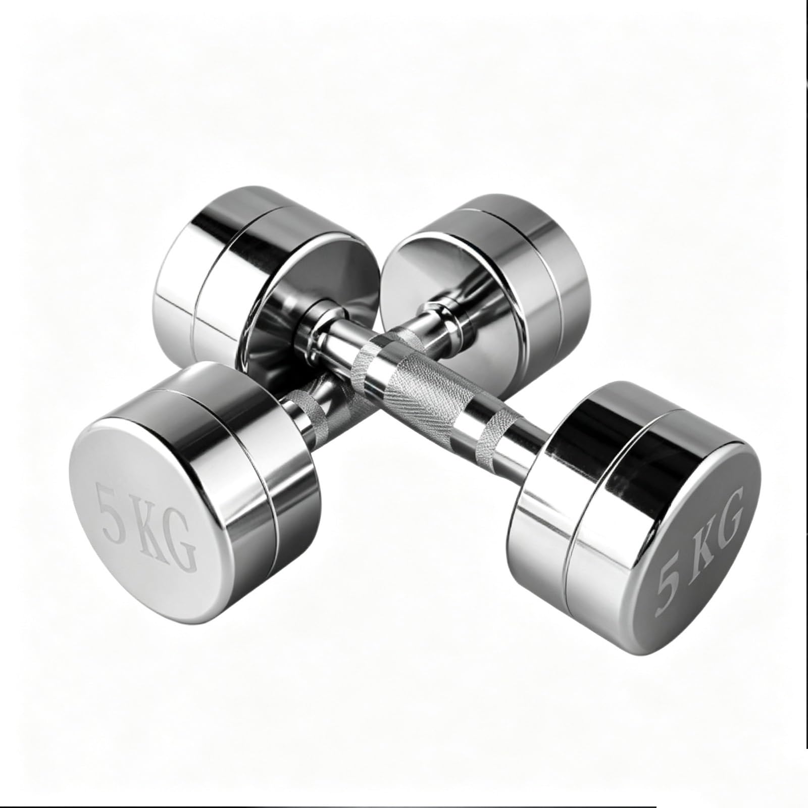 Mancuernas Acero Macizo Galvanizado, Peso Ajustable