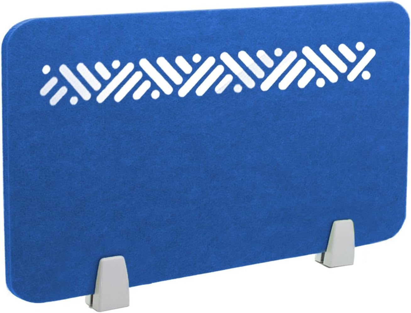 LWJSOCP Acoustic Privacy Partition Felt Desk Divider for Office & School Soundproofing Solution for Enhanced Focus ProductivityRoyal Blue 100x30cm