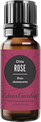 Edens Garden Aceite esencial de Rosa Otto - 100% puro grado premium, sin diluir, natural, terapéutico, para aromaterapia, lo mejor para difusor,