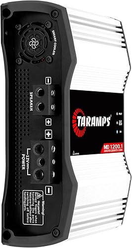 Miniatura 2 de Taramp's MD 1200.1 1 canal 1200 vatios Rms Amplificador de audio para coche 1 Ohm