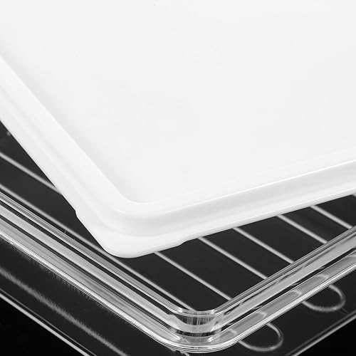 Miniatura 9 de Luxshiny Bacon Keeper, Saver Cheese Cold Cuts Contenedores de almacenamiento de alimentos de plástico con tapas, caja de almuerzo de 18.6 fl oz,