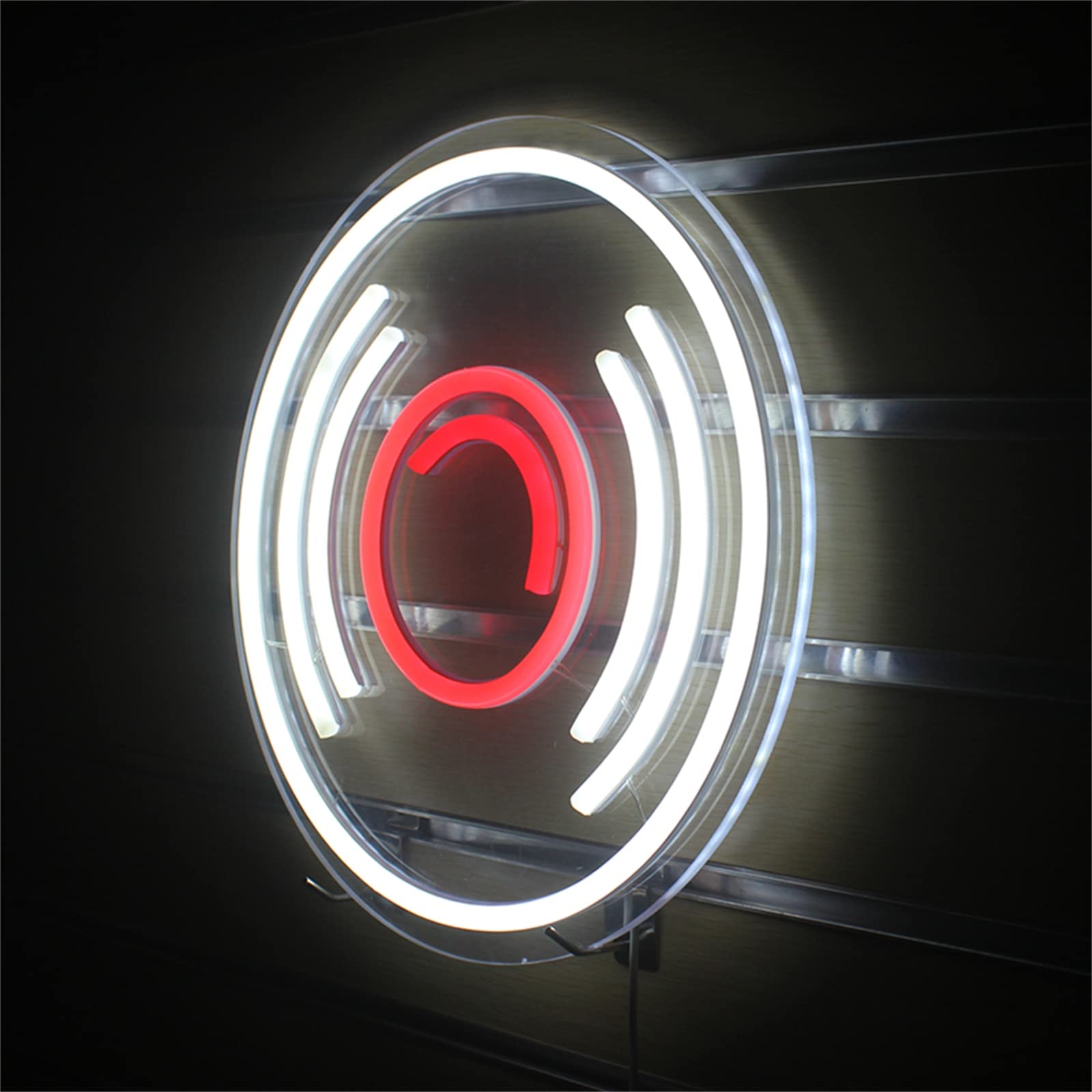 Insegne al Neon a LED Illuminazione CD Record Wall Hanging Art Lampade notturne Insegne al Neon Personalizzate Negozio Music Bar Music Room Decor Alimentato Tramite USB