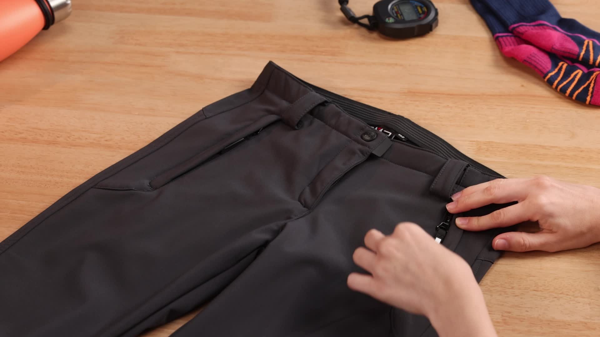 Pantaloni Moto Bambino Gms HIGHWAY WP KIDS Nero Antracite Vendita