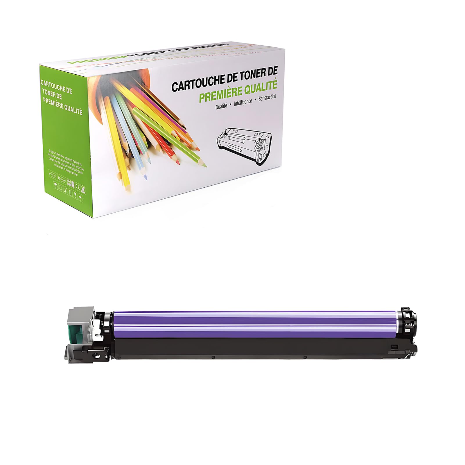 Kompatybilny zamiennik zespołu bębna dla Xerox C2250 CT350654 CT350615 do użytku z Xerox DocuPrint C2250 C2255 C3360 drukarką,Black