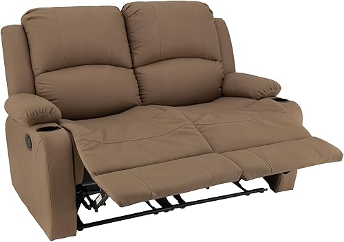 Miniatura 13 de Asientos reclinables de pared de 58 pulgadas Sofá reclinable doble para caravana Sofá RV Sofá reclinable de pared Asiento de teatro RV