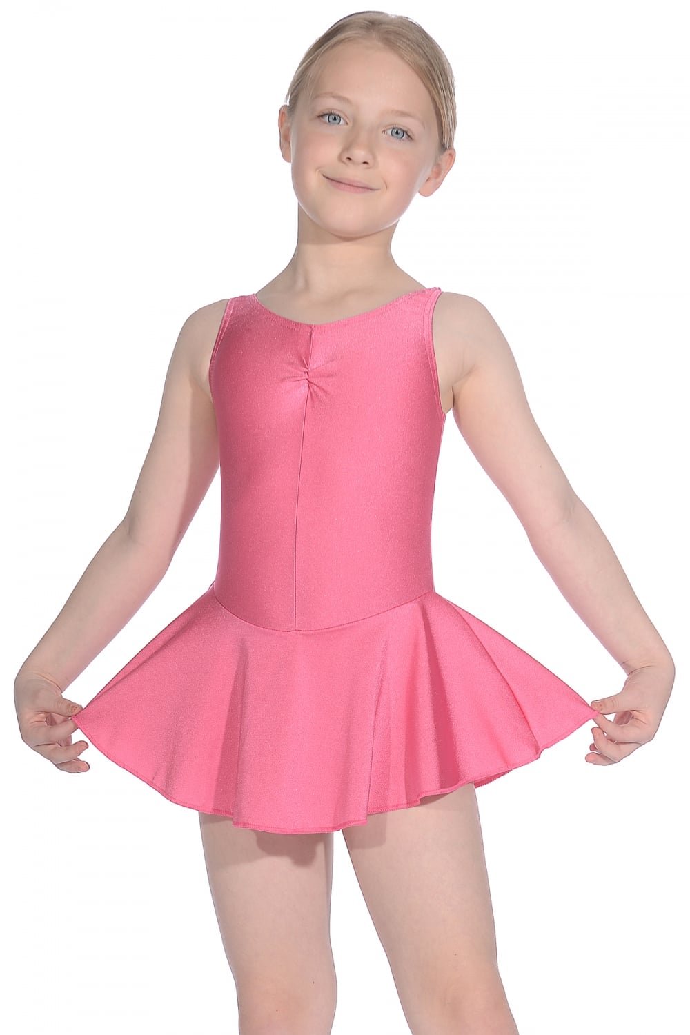 Roch Valley Sleeveless ISTD Junior Lycra Leotard With Skirt