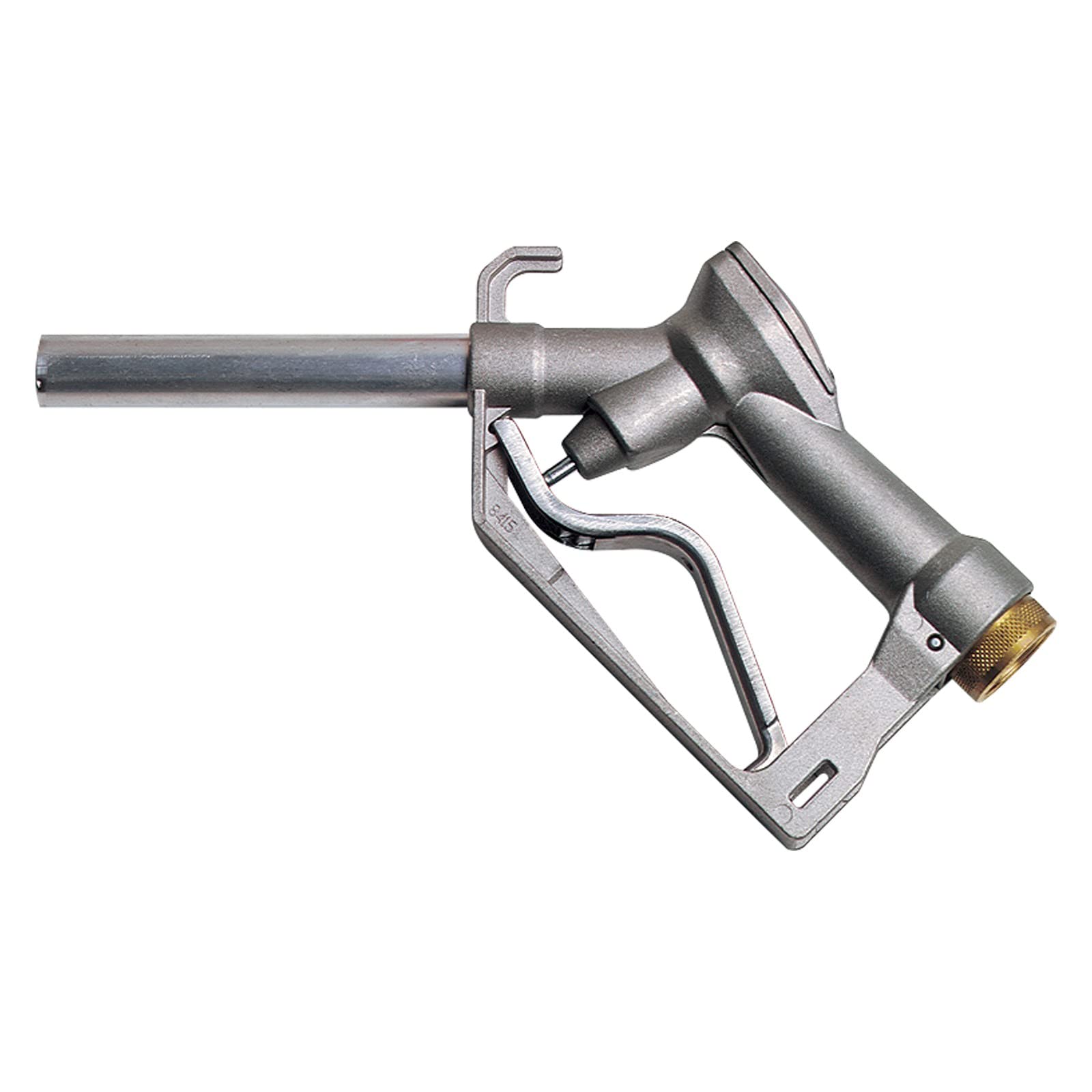 PIUSI Manual Nozzle for Diesel, Biodiesel, and Oil with Flow Rate up to 120 liters/Minute, 3/4" BSP Connection, Spout Diameter 25 mm | Self 2000 00064900A