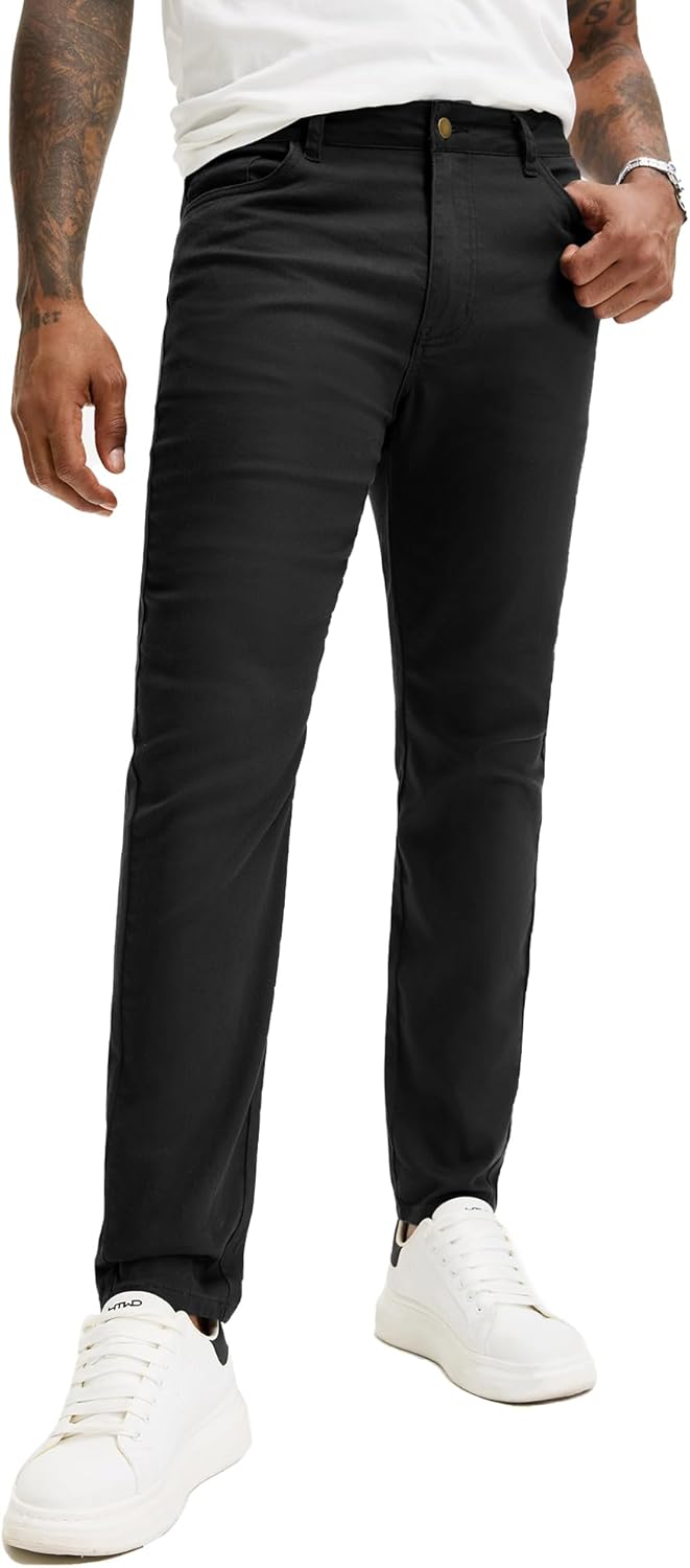 JEMLDL Men's Slim Fit Skinny Stretch Jeans Fashion Dress Casual Tapered Denim Pants with 5 Pockets