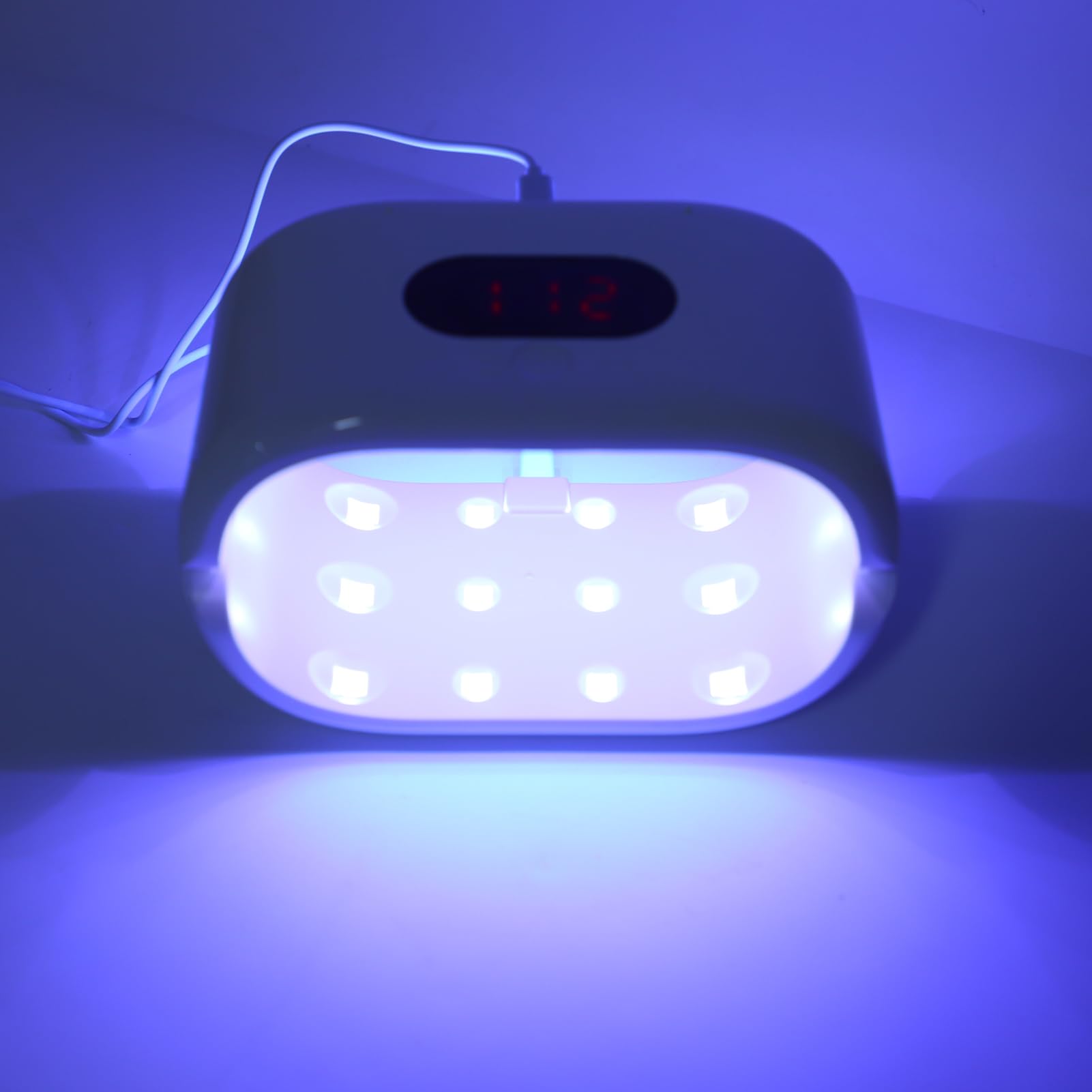 Lampada per Polimerizzazione in Resina UV, Lampada per Polimerizzazione UV Regolabile a 3 Tempi di Indurimento Rapido, Luce in Resina su Due Lati con Guarnizione Rimovibile per Stampante 3D