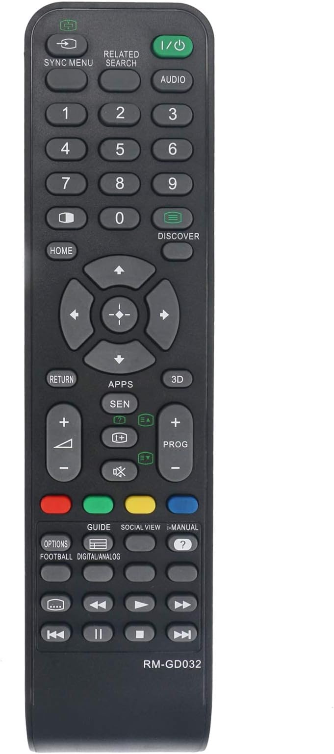 Air Mouse RM-GD032 RMGD032 Replacement Remote Control fit for Sony Bravia LCD TVs KD-49X8500B KD-55X8500B KD-85X9500B KD-79X9000B KDL-42W900B KDL-55W950B KDL-50W900B KDL-50W800B