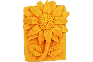 Sunflower Mold Silicone Soap Candle, Chocolate & Candy Molds, Silicone Molds for...
