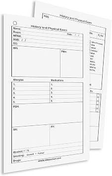 MDpocket History & Physical Exam Card Pack