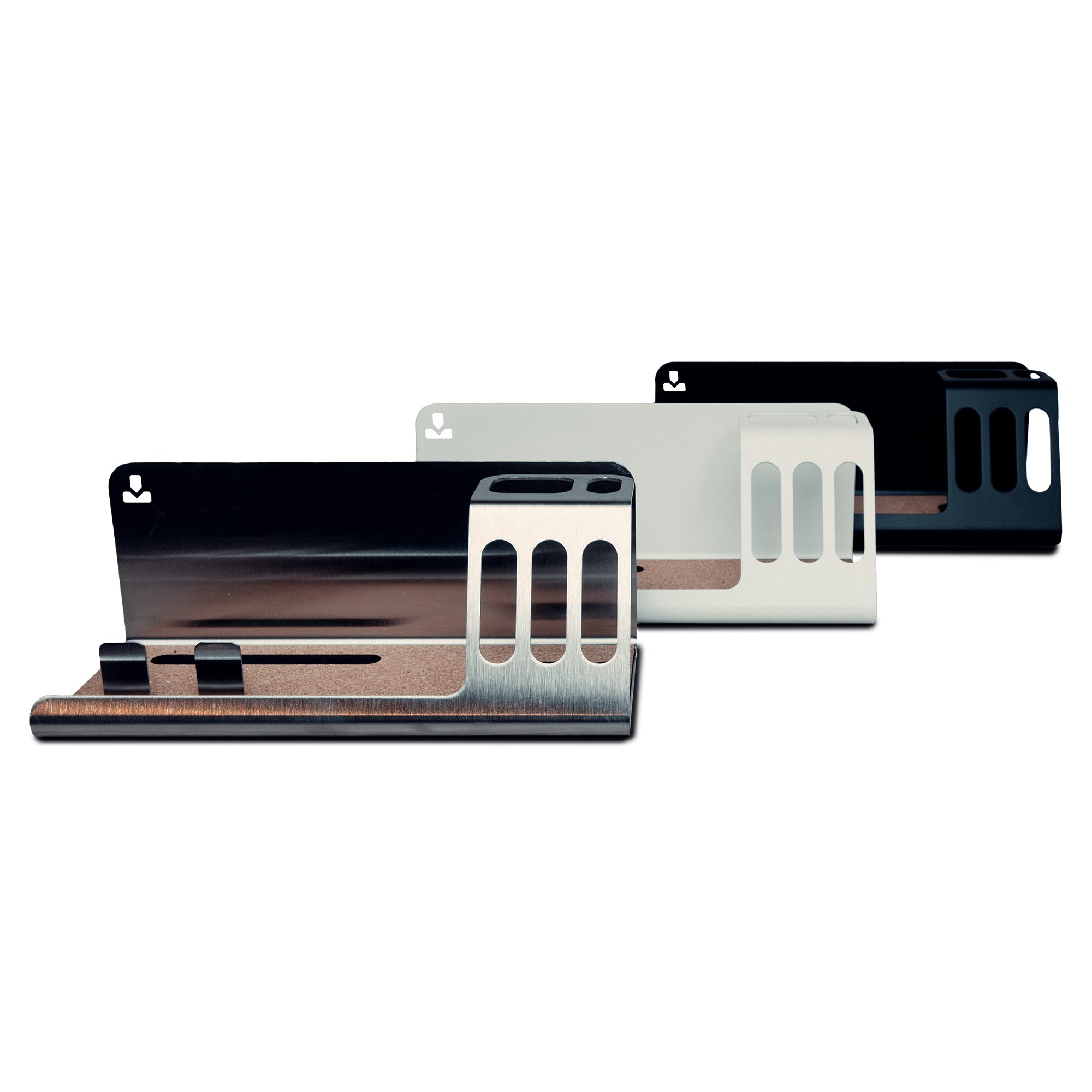 PROPER BY DESIGN Docking Station Desk Organizer, Minimalist Style, Office Desk Organizers, Desk Organizer, White