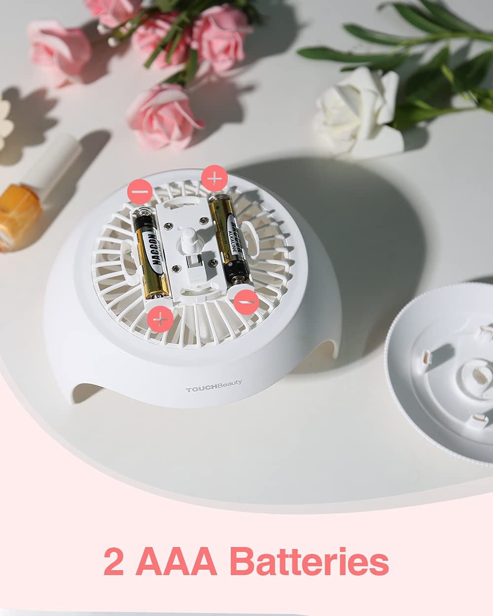 TOUCHBeauty Secador de uñas para esmalte de uñas normal con secador de aire y dispositivo de secado de esmalte de uñas LED (no para esmalte de gel, regalo de Navidad para niños 2130)