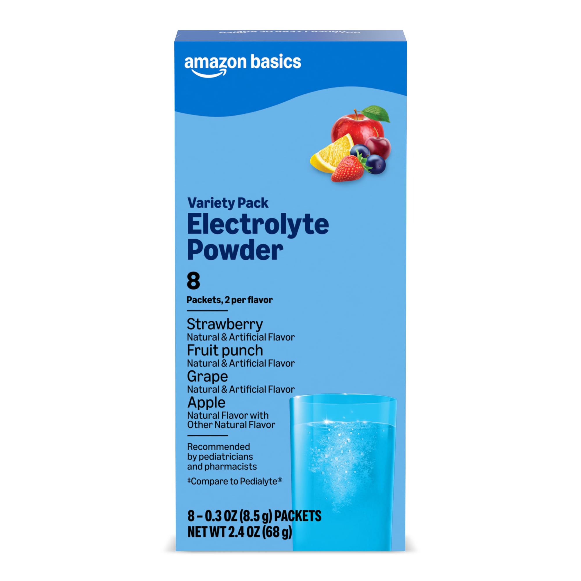 Amazon Basics Electrolyte Powder 8ct