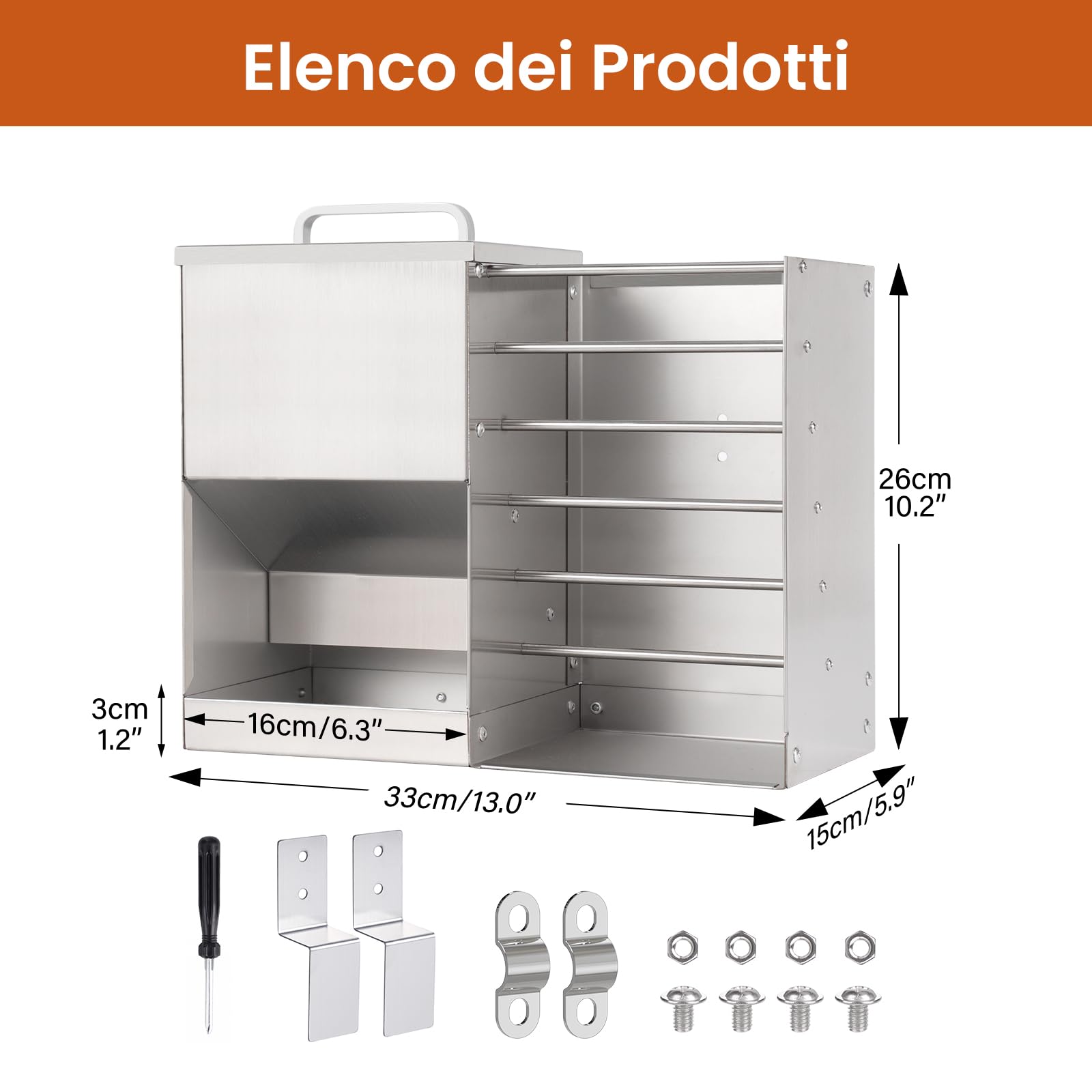 Mangiatoia automatica 2 in 1 per conigli e conigli, per esterni, mentale, per conigli, porcellini d'India, criceti, piccoli animali