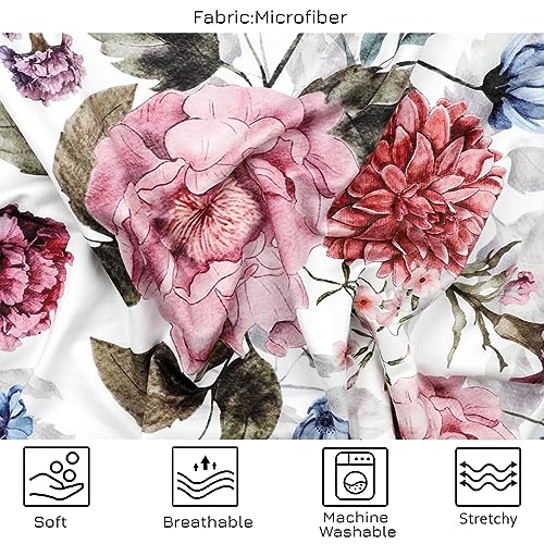 Image of Breathable Car Seat Cover for Babies, Multi-use Cover Carseat Canopy, Soft Breastfeeding Cover, Car Seat Covers for Bbies, Boys & Girls Shower Gift, Peony