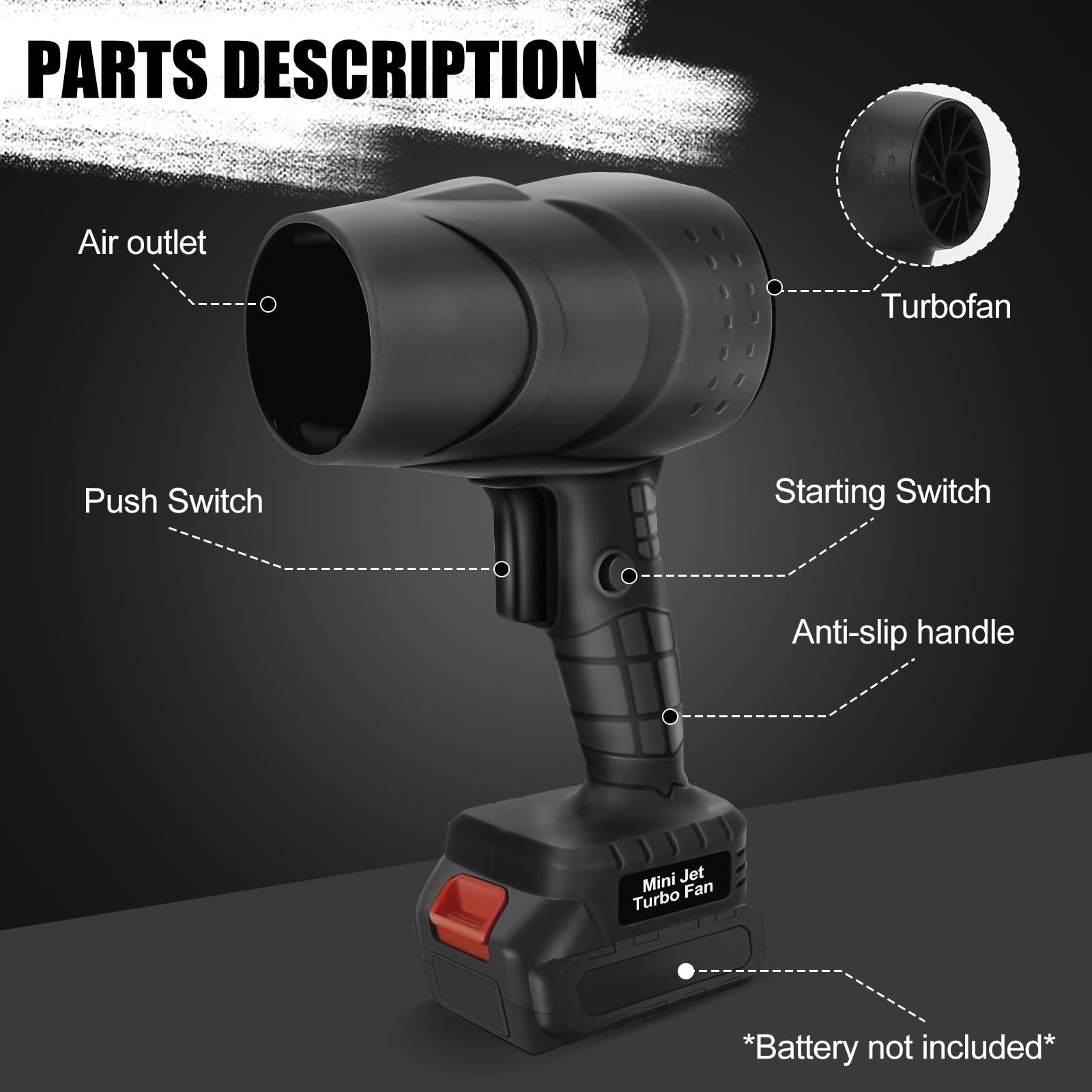 Makita DUB184PT4J Accu Bladblazer 18V 5.0Ah met Mbox