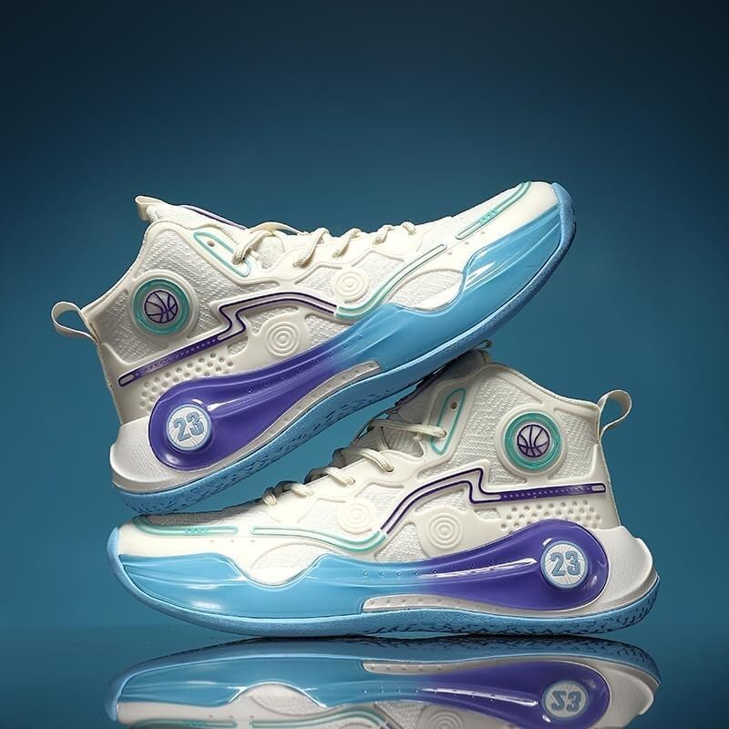 Zapatillas de baloncesto ligeras resistentes al desgaste de hombre 5