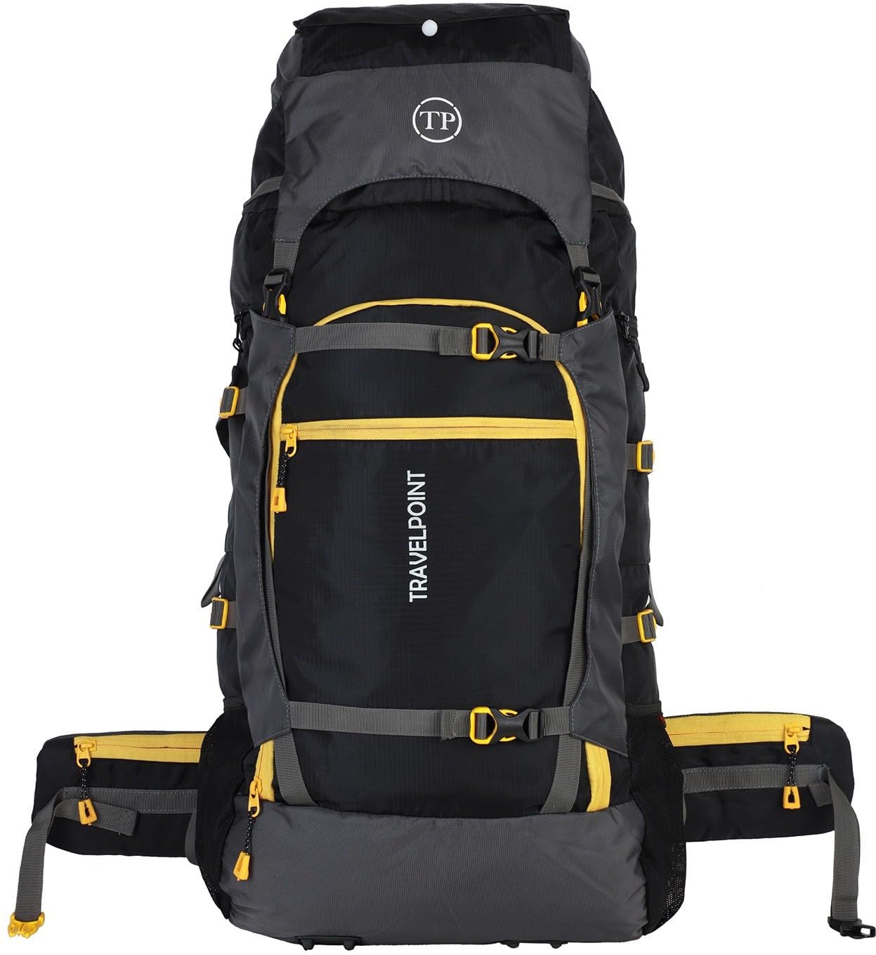 TRAVEL POINT 60 Liters Waterproof Travel Rucksack Backpack for Outdoor/Sports/Camping/Hiking/Trekking Bag for Men and Women with 1 Year Warranty