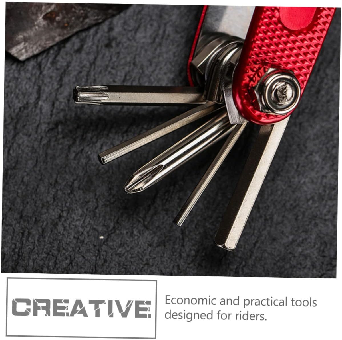 Multi-Function Bike Repair Tool Kit Inner Hexagon Wrench Compact Folding Bicycle Accessory for Outdoor Cycling and Travel