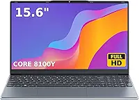 Laptop de 15,6 polegadas Win 11, Core-M3 8100Y, até 3,4 GHz, 4 GB RAM So-Dimm, até 16 GB, SSD de 128 GB, Expansão até 2 TB, FHD IPS de 15,6 polegadas 1920 x 1080, 2MP, computador para estudantes