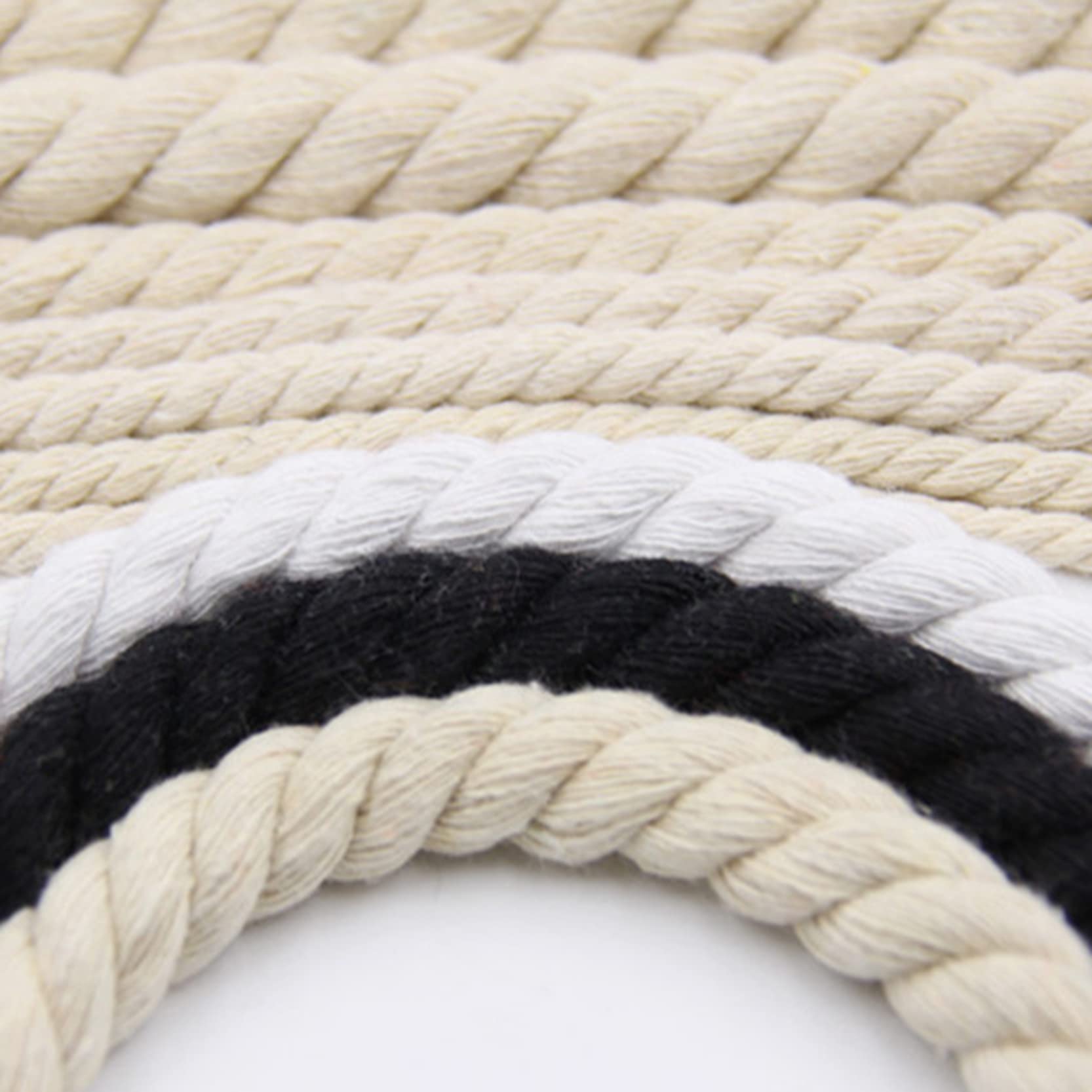 Cuerda de macramé de 65 pies 20 m, cuerda de algodón natural suave torcida de 3 hilos de diámetro 10 12 15 20 mm, cuerda de algodón gruesa para macramé, tejido de bricolaje, manualidades,